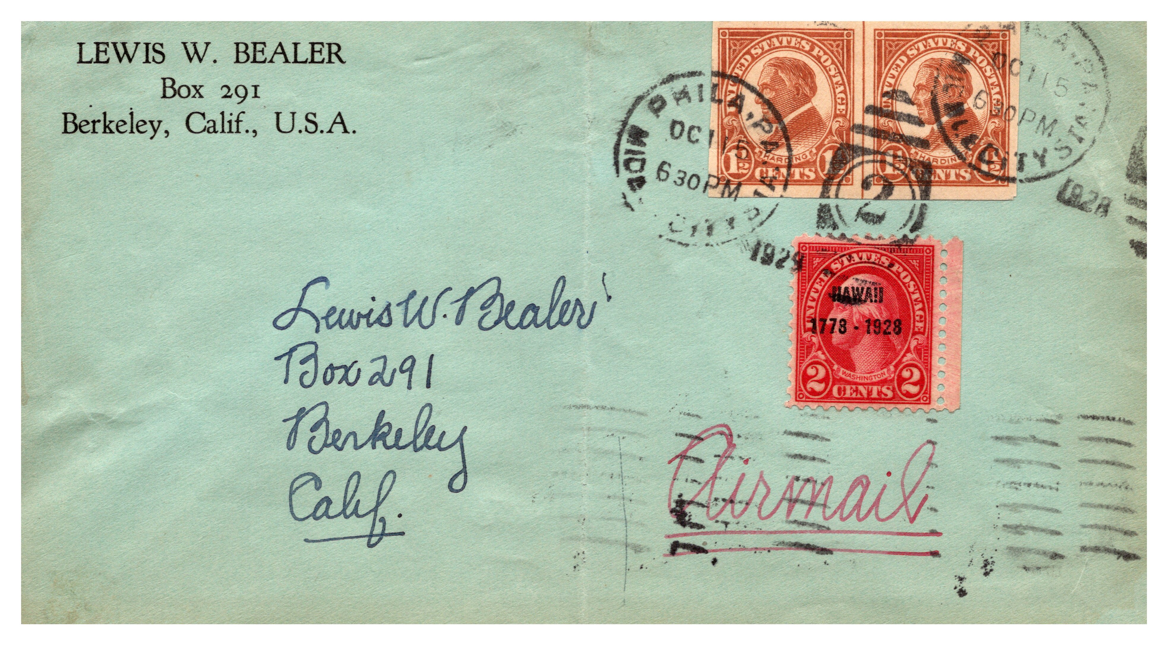 United States Postal History 20th Century