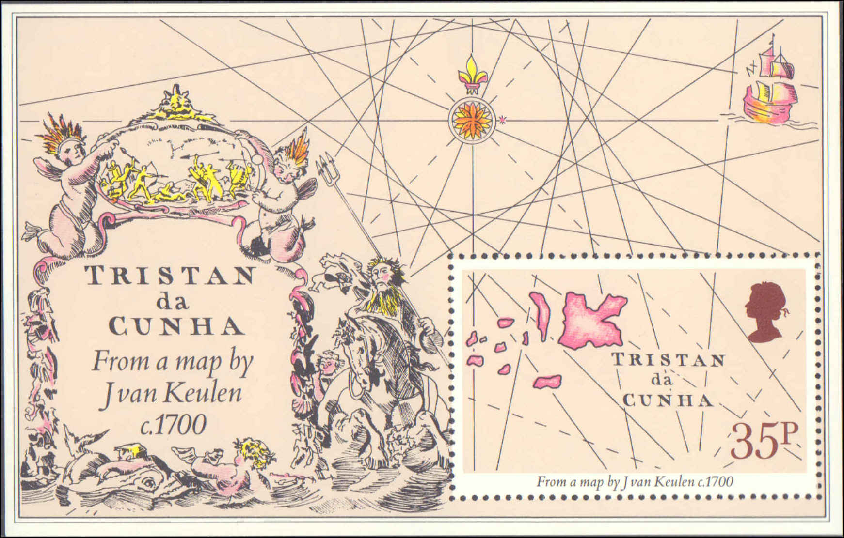 Карта да тристан да кунья